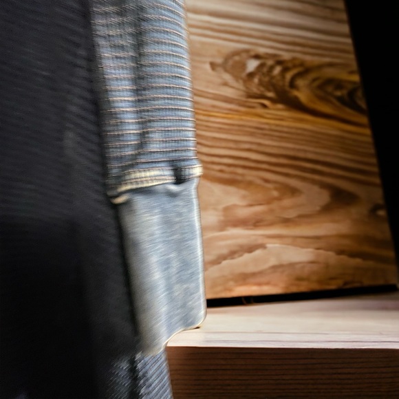 Able brand distressed waffle weave thermal skater dress. - Picture 3 of 5